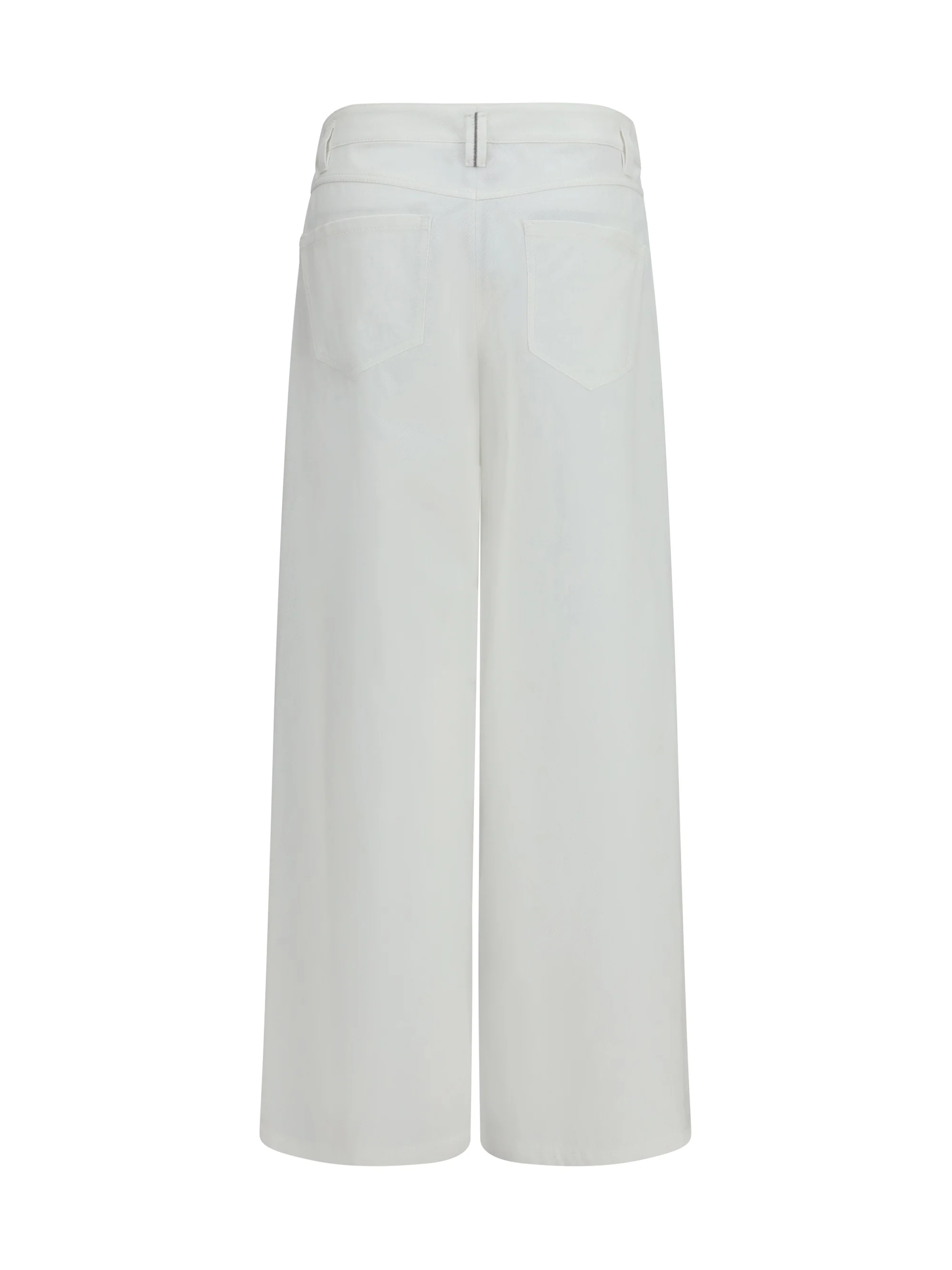 straight-leg cotton pants
