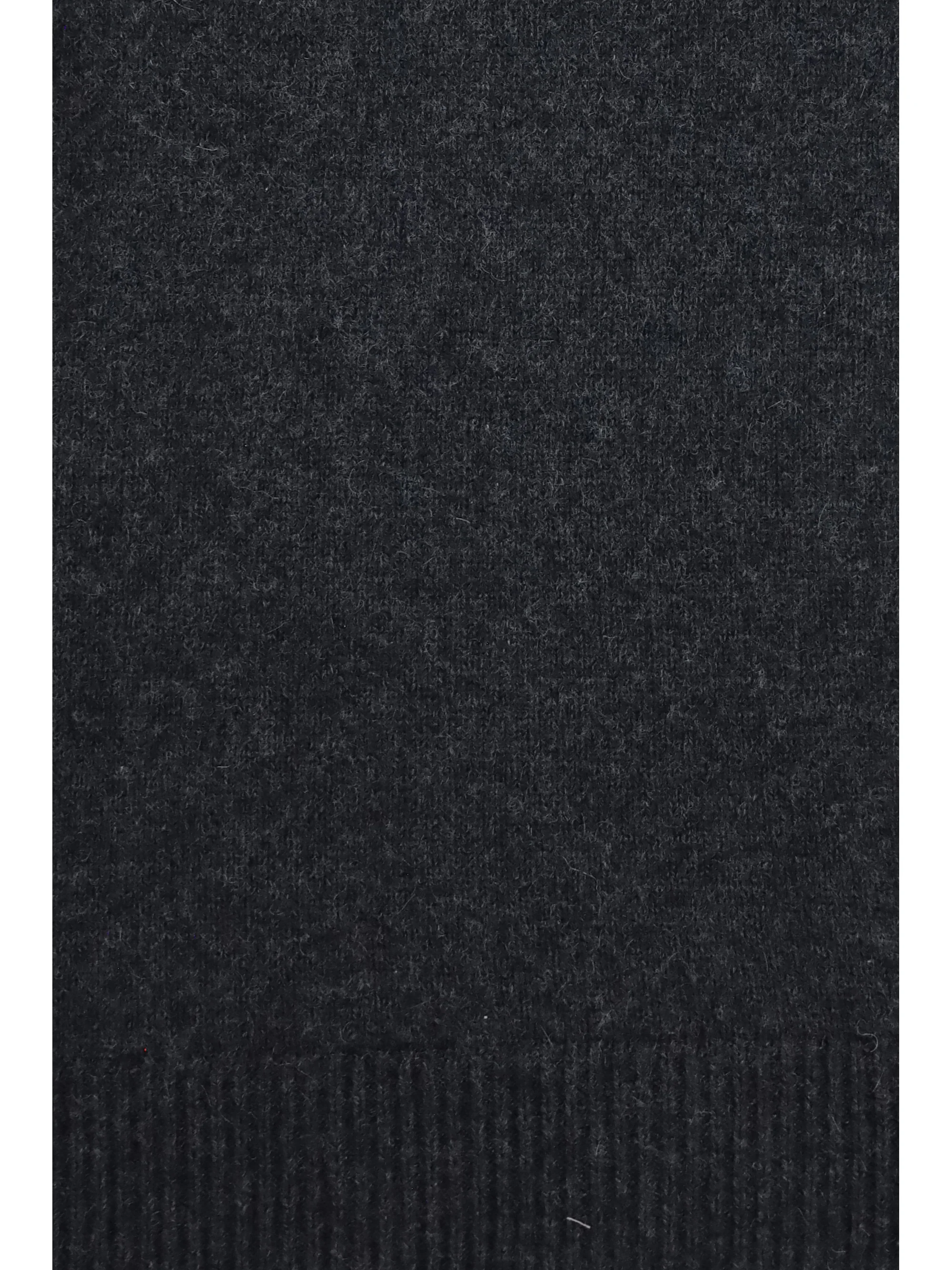 otis cashmere sweater with two-tone collar
