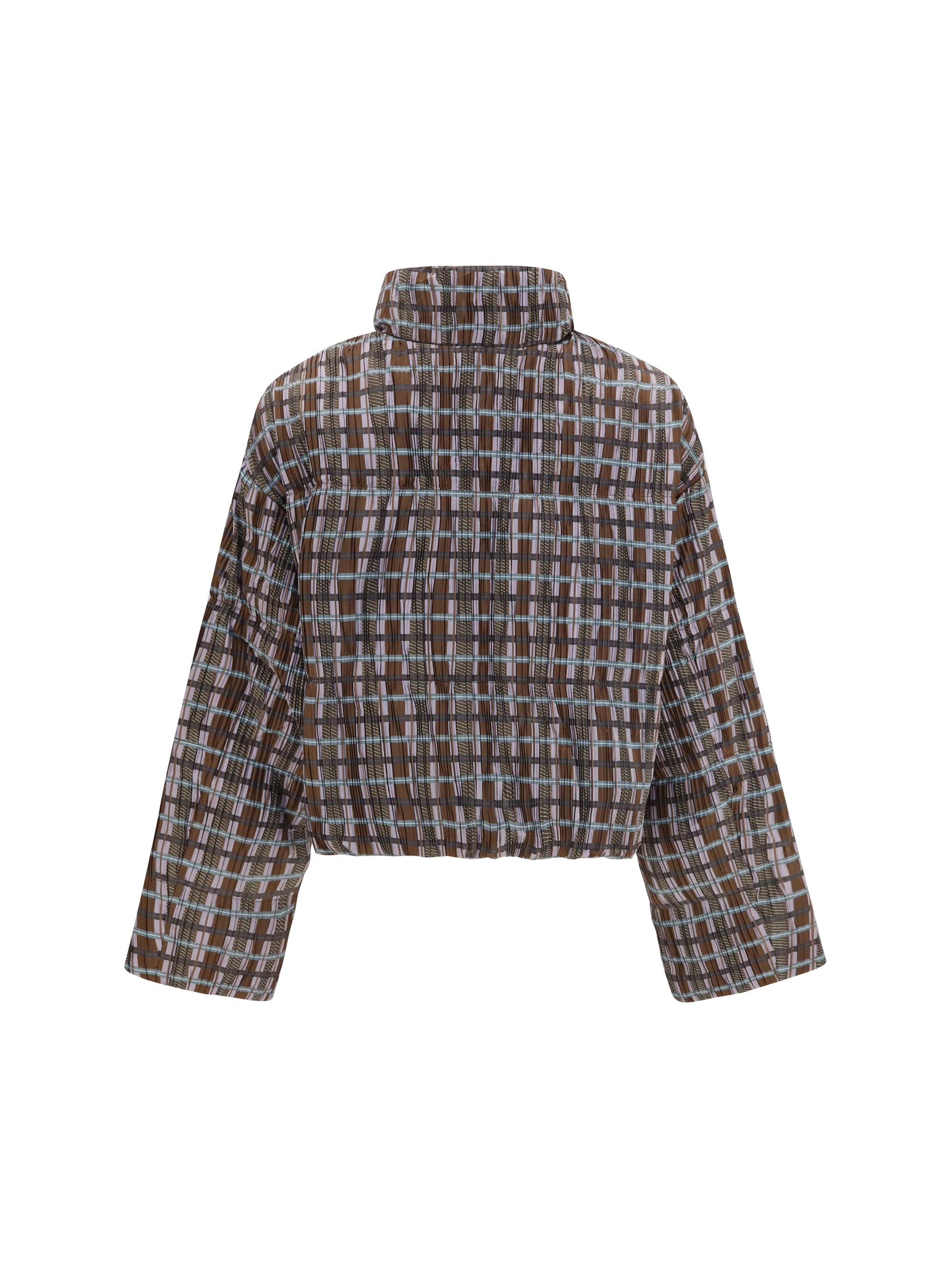 short padded high-neck jacket