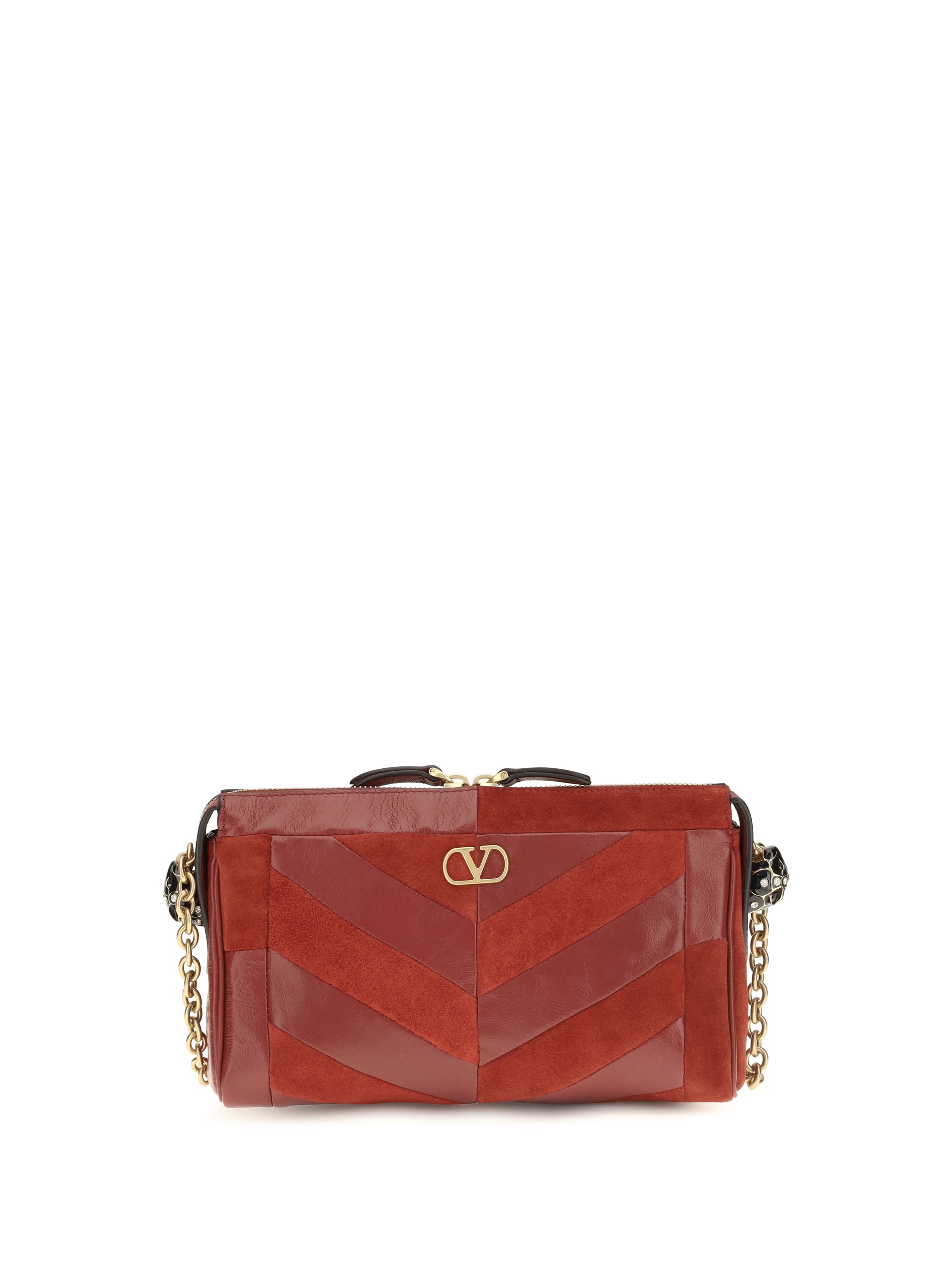 VALENTINO GARAVANI OS panthea shoulder bag chevron pattern