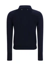 long sleeve merino wool polo