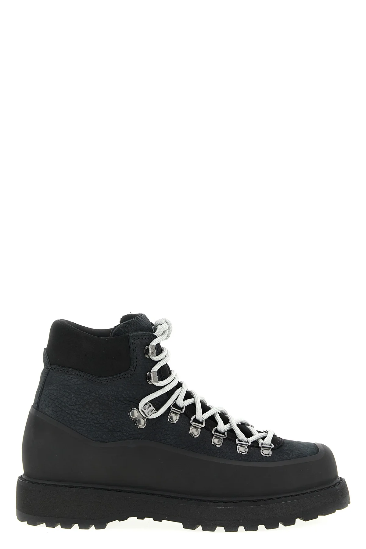 DIEMME 40 roccia vet gomma ankle boots in hammered leather treated
