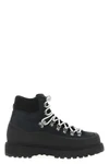roccia vet gomma ankle boots in hammered leather treated