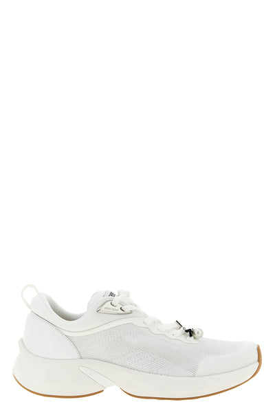 diamond run sneakers in jacquard knit
