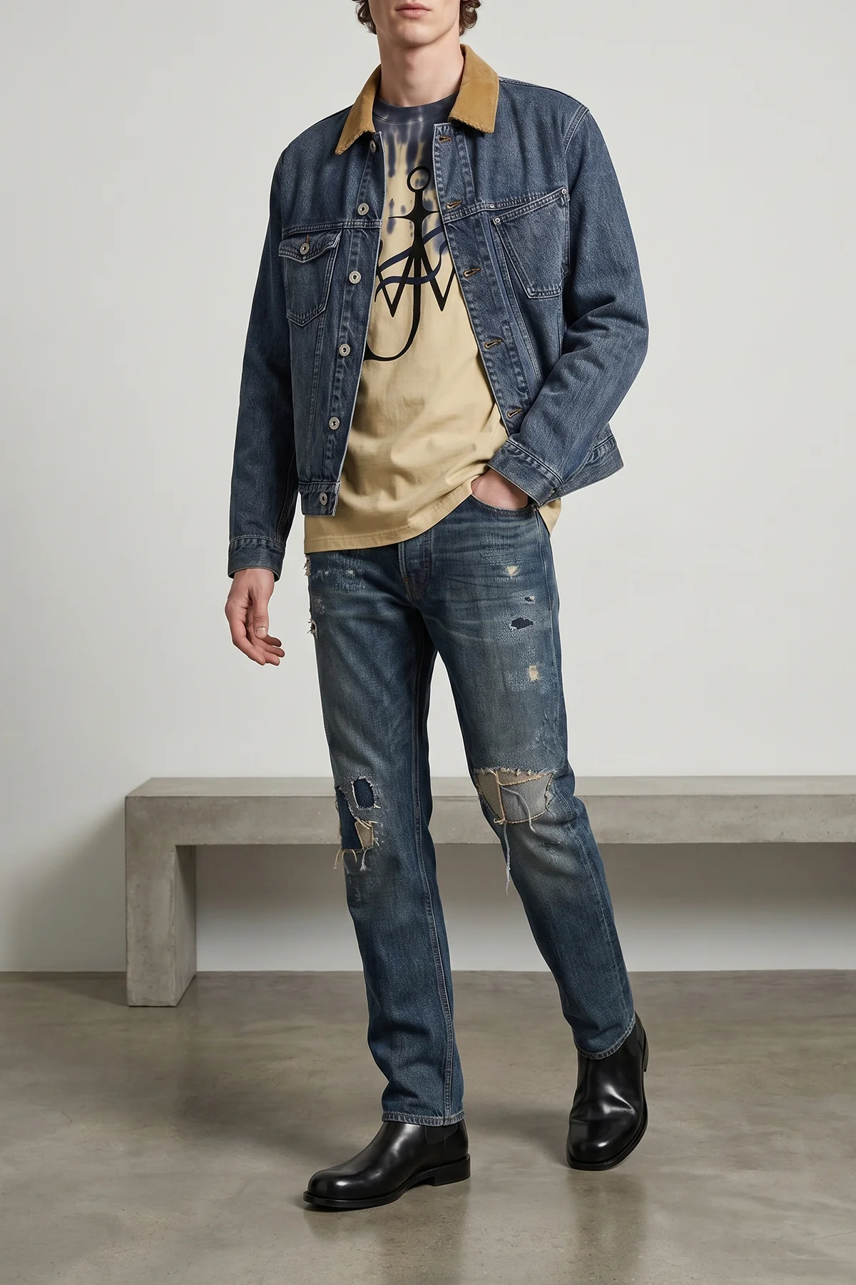 japanese cotton denim jacket