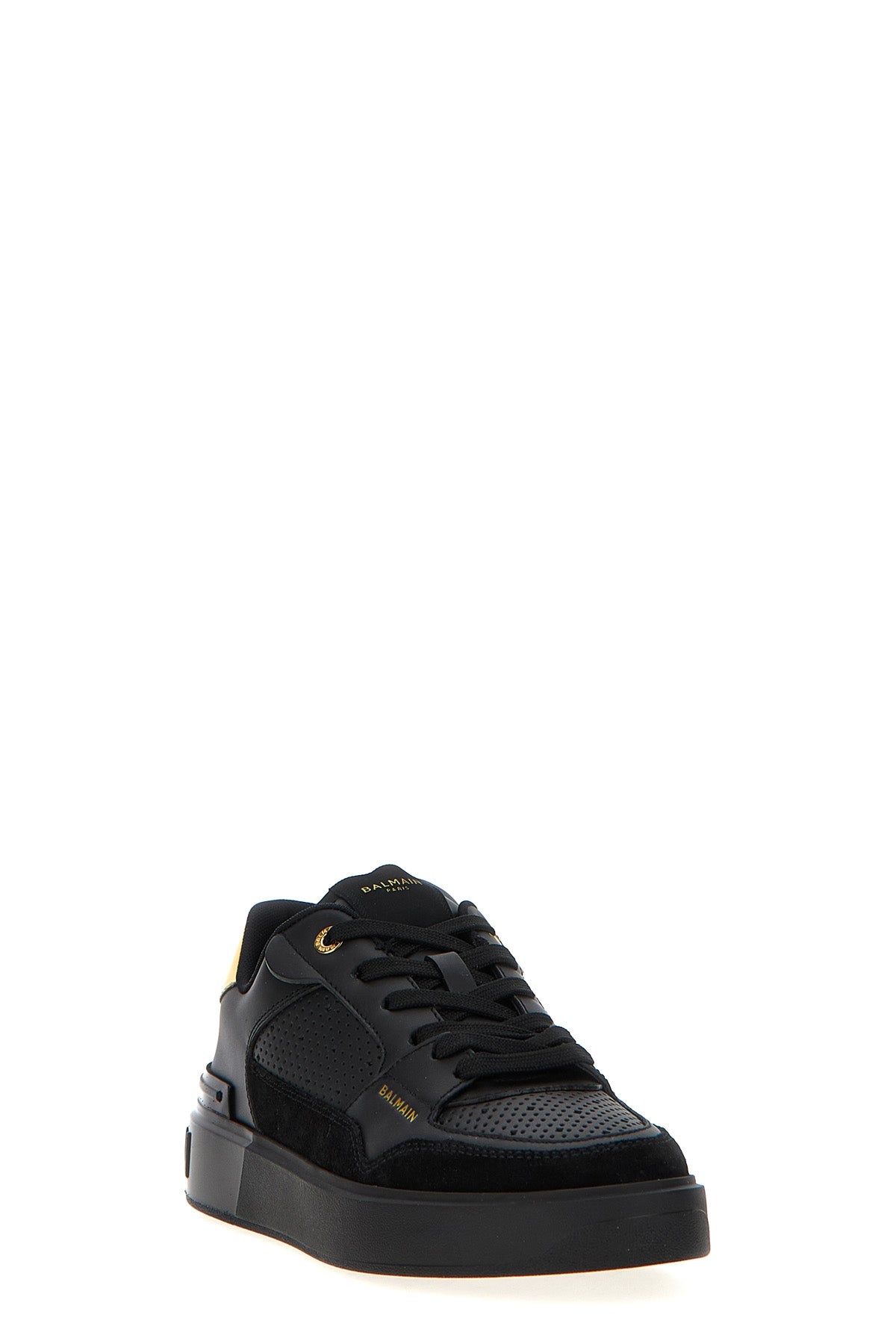 BALMAIN 35 b-court flip leather sneakers
