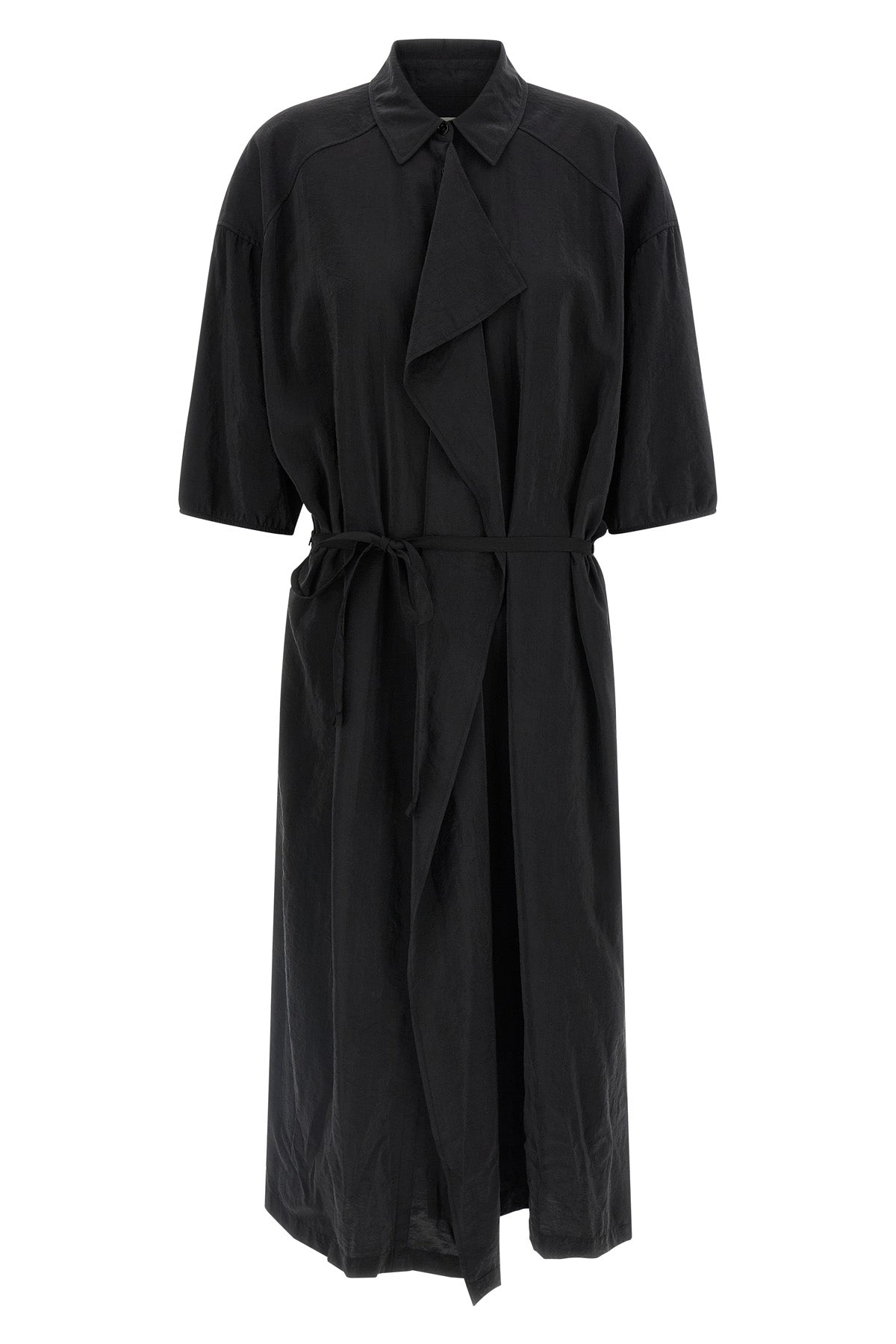 LEMAIRE 38 asymmetrical shirt dress dry silk dress