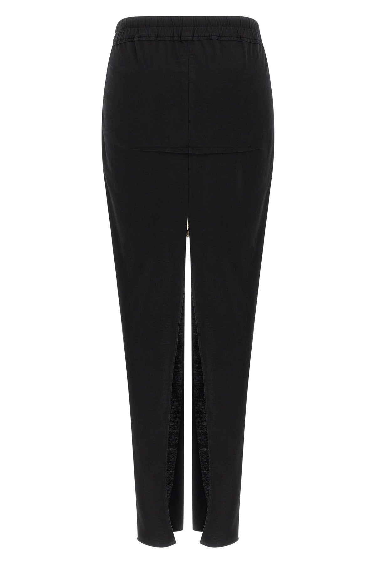DRKSHDW M pull on sliced pillar long skirt in garment-dyed medium-weight cotton jersey