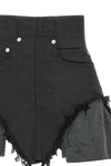 the shorts drkshdw dirt cutoffs redefine the proportions of denim through a de