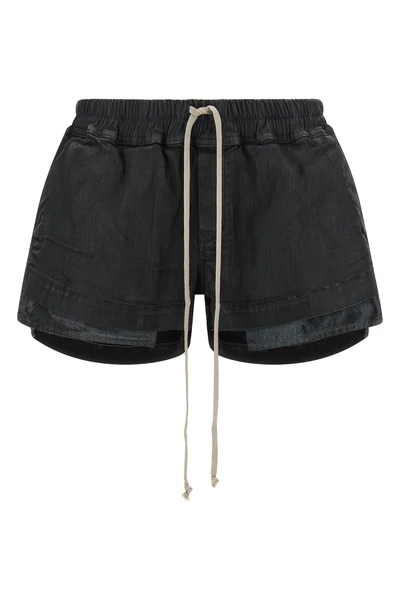 the shorts drkshdw fog boxers redefine casual codes through a structured denim