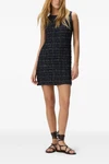 mini dress in viscose blend