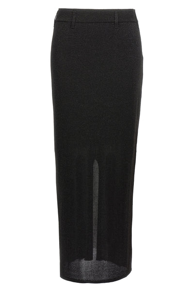 long vanisè skirt in viscose blend