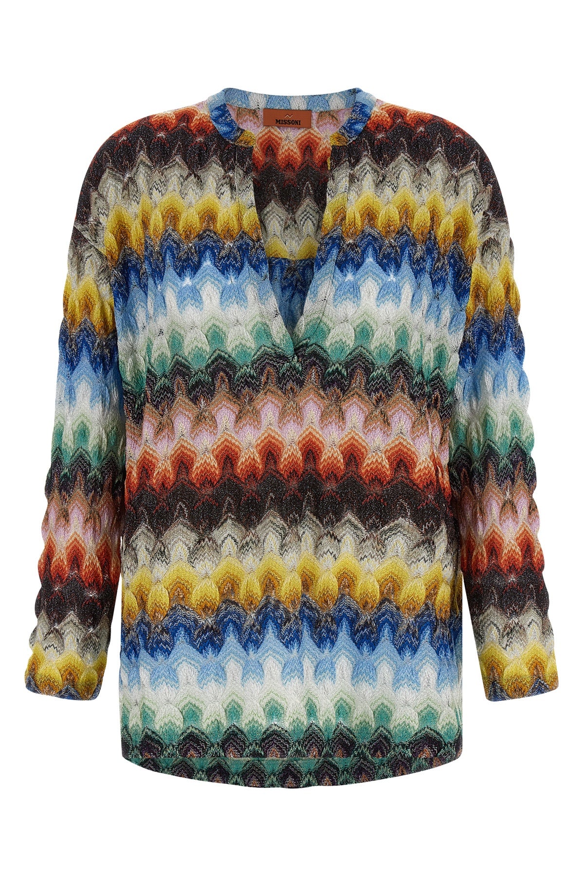 MISSONI M lamé knit blouse