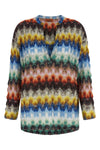 lamé knit blouse