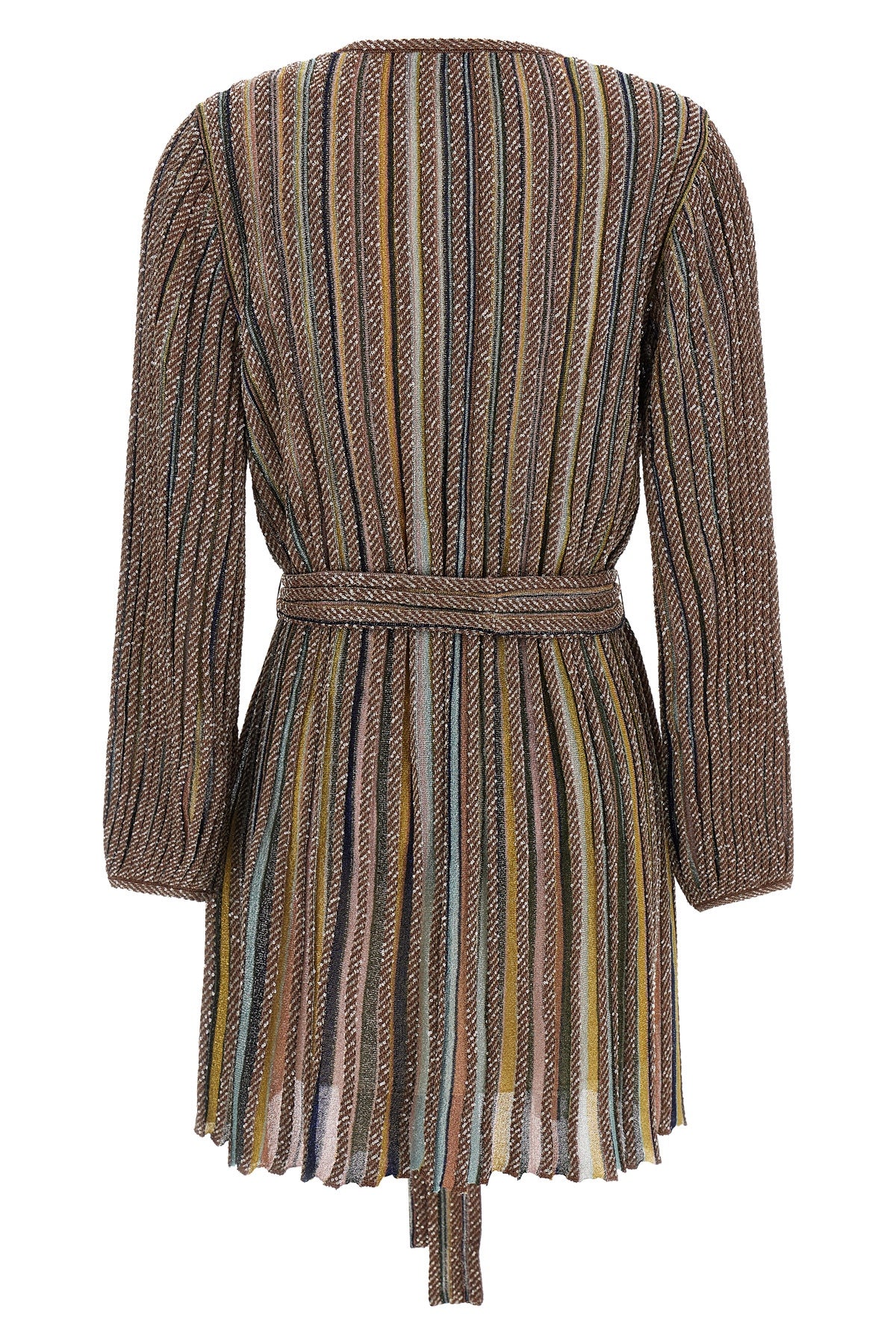 MISSONI 38 the missoni mini dress defines the silhouette through a fluid construction in fi