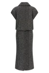 the missoni midi dress is distinguished by a sophisticated material workmanship