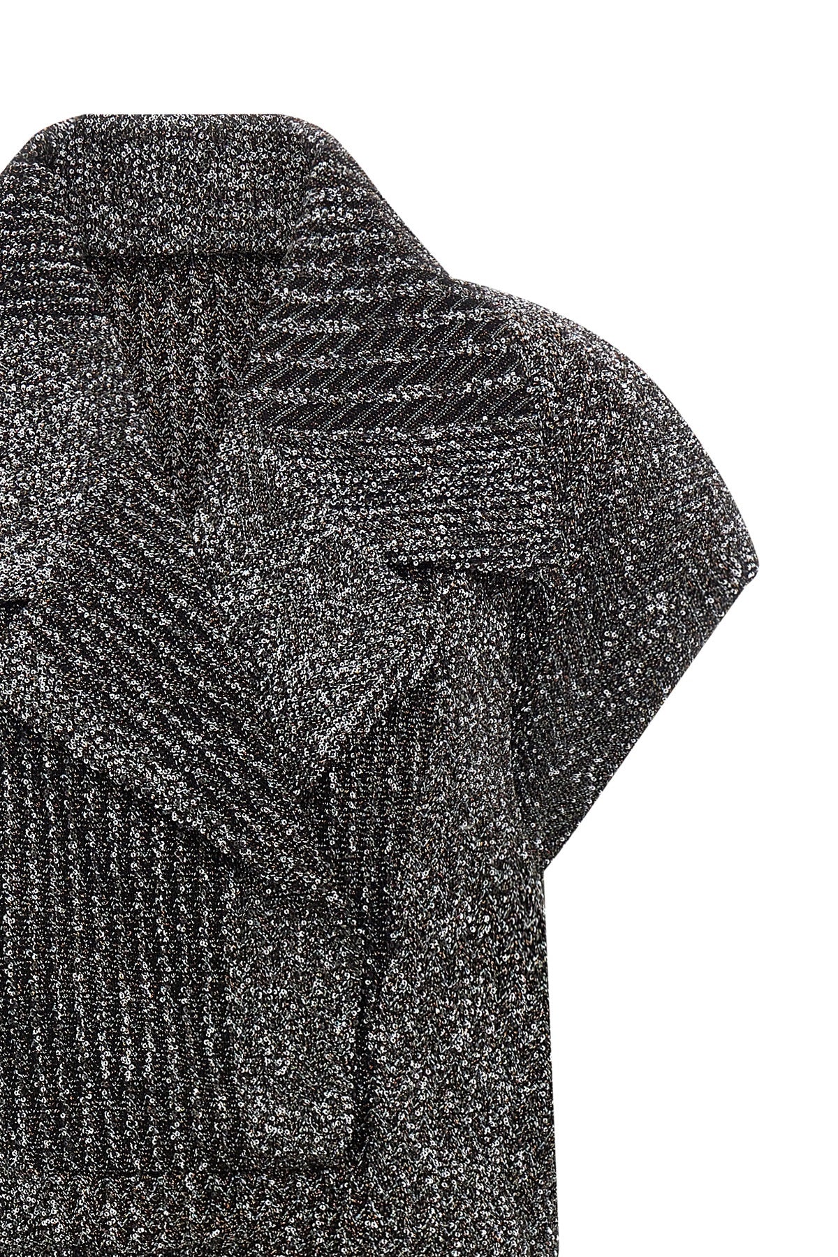 the missoni midi dress is distinguished by a sophisticated material workmanship