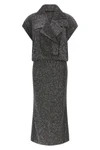 the missoni midi dress is distinguished by a sophisticated material workmanship