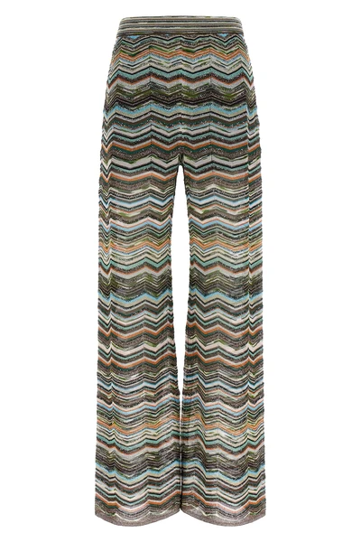 the trousers at palazzo missoni define a new dimension of luxury through a wide