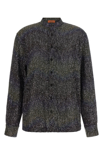 the missoni shirt redefines knitwear codes through relaxed volumes