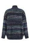 the missoni cardigan redefines knitwear volumes through an oversized silhouette