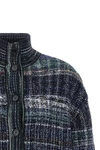 the missoni cardigan redefines knitwear volumes through an oversized silhouette