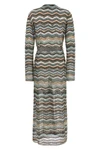 the long cardigan by missoni defines the aesthetics of the brand through the ico