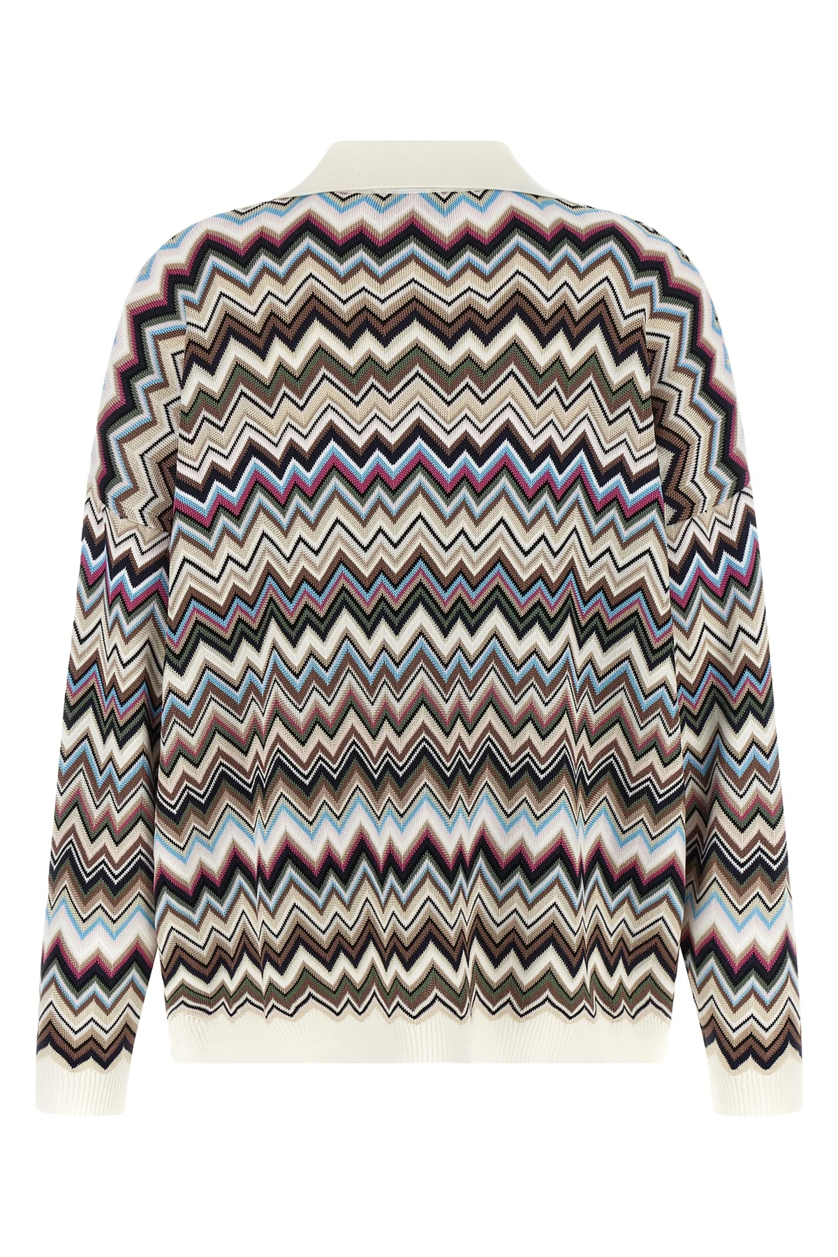 the missoni polo shirt redefines knitwear codes through relaxed volumes and impe