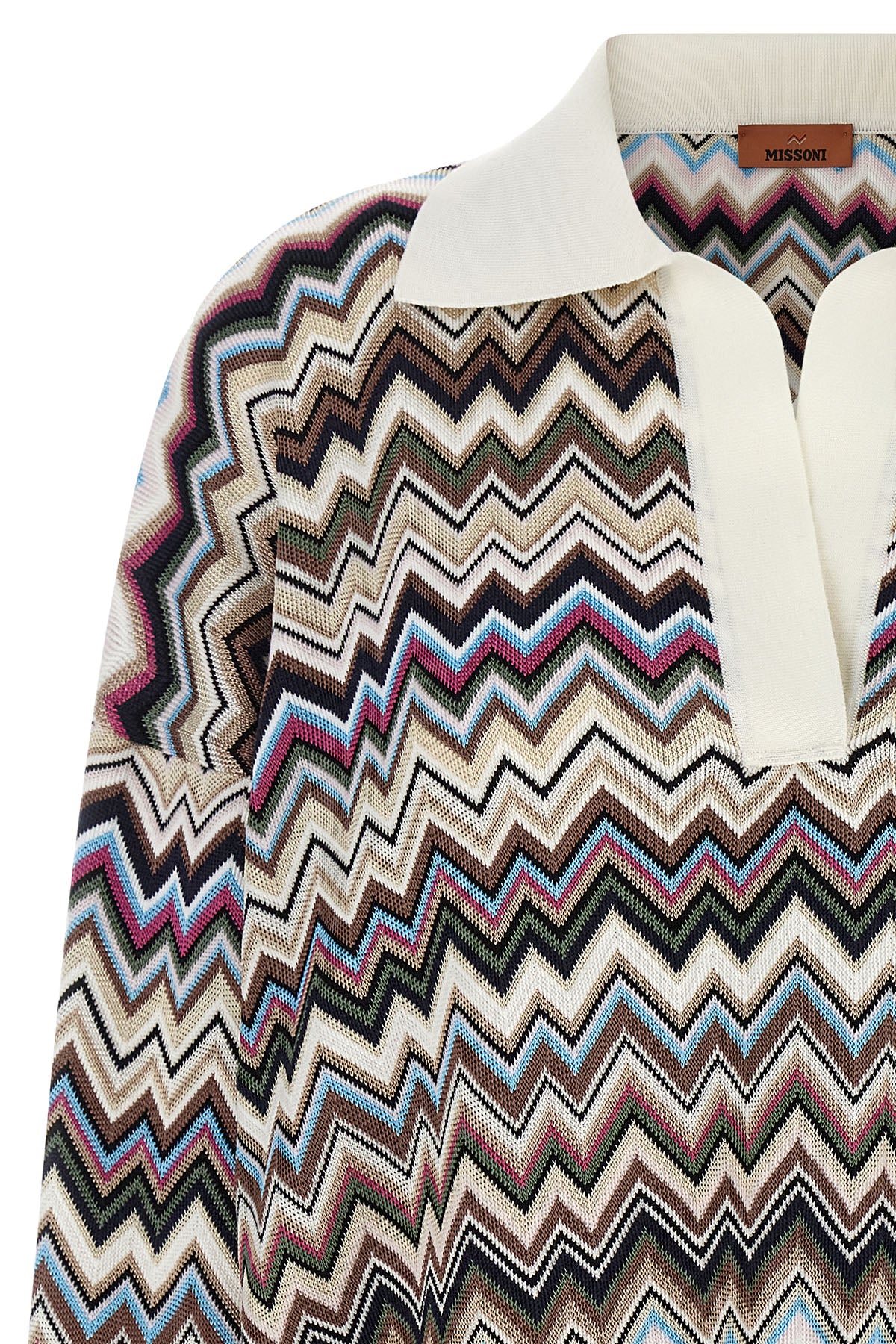the missoni polo shirt redefines knitwear codes through relaxed volumes and impe