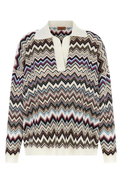 the missoni polo shirt redefines knitwear codes through relaxed volumes and impe