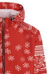 windbreaker bandana hood nylon jacket