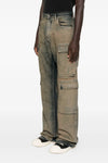 double cargo 13oz japanese selvedge denim jeans treated