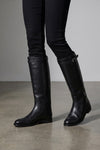 michelle g calf leather boots