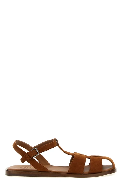 odyssey suede sandals