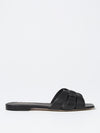 tribute leather mules