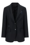 the peserico blazer in fine virgin wool stands out for its impeccable sartorial