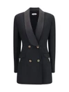 wool double breasted blazer