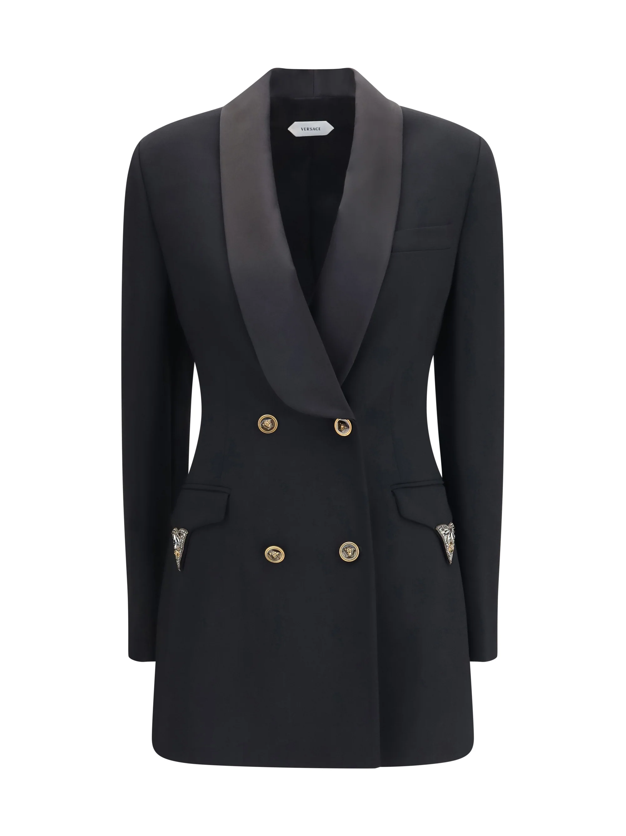 wool double breasted blazer
