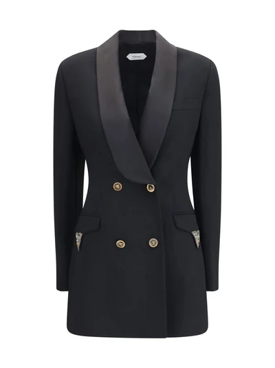 wool double breasted blazer