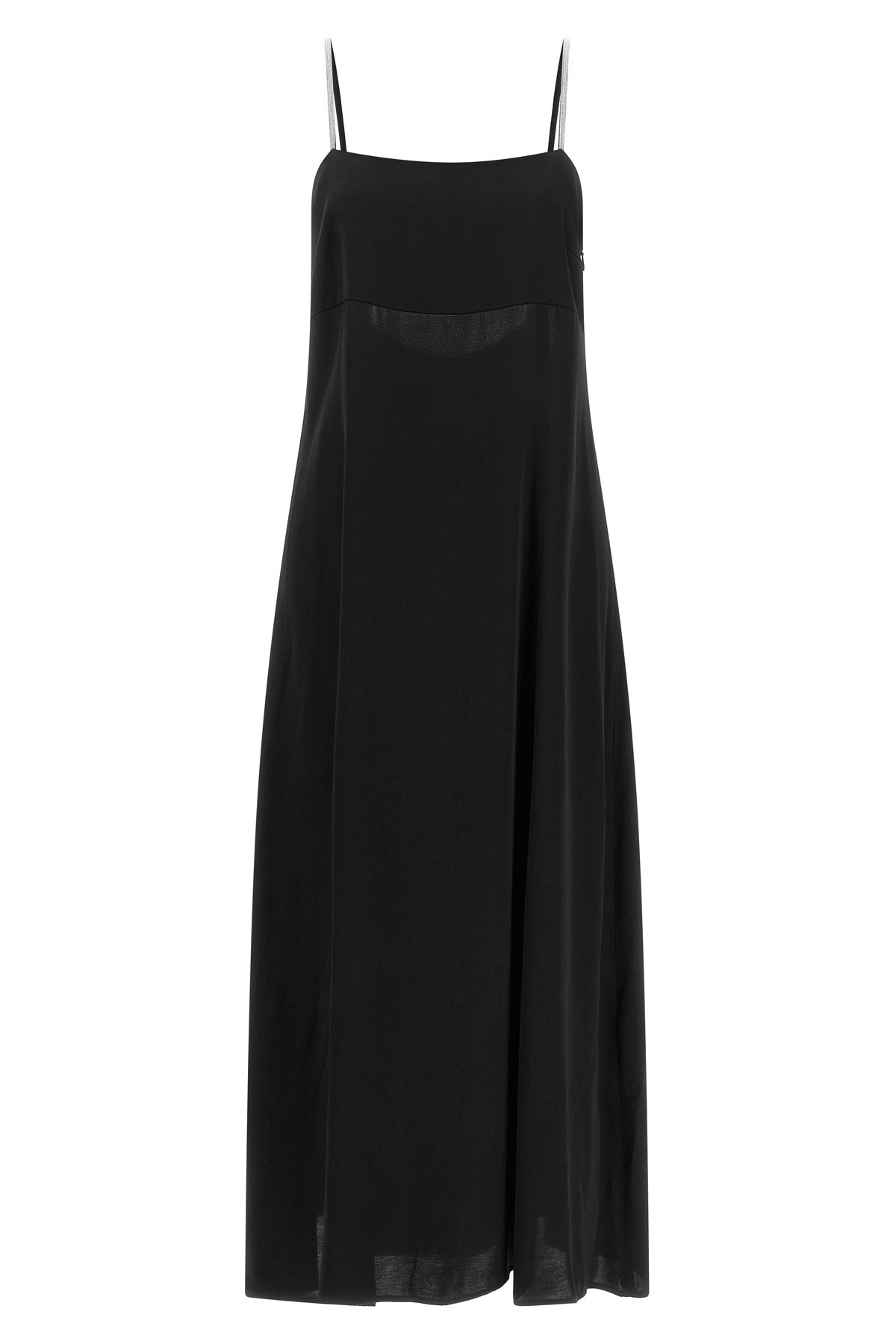 PESERICO 42 long aurea dress in shiny satin
