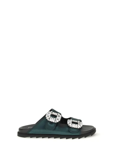 slidy viv sandals with strass