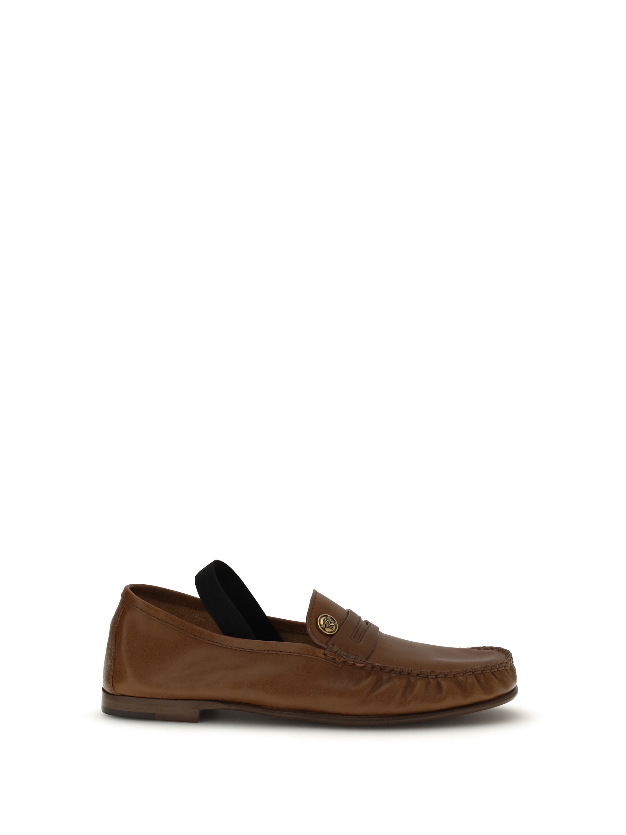 VERSACE 36 leather loafers