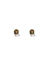 medusa clip-on drop earrings
