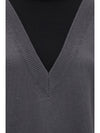 two-tone high-neck sweater