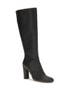 cherry intrecciato high boots
