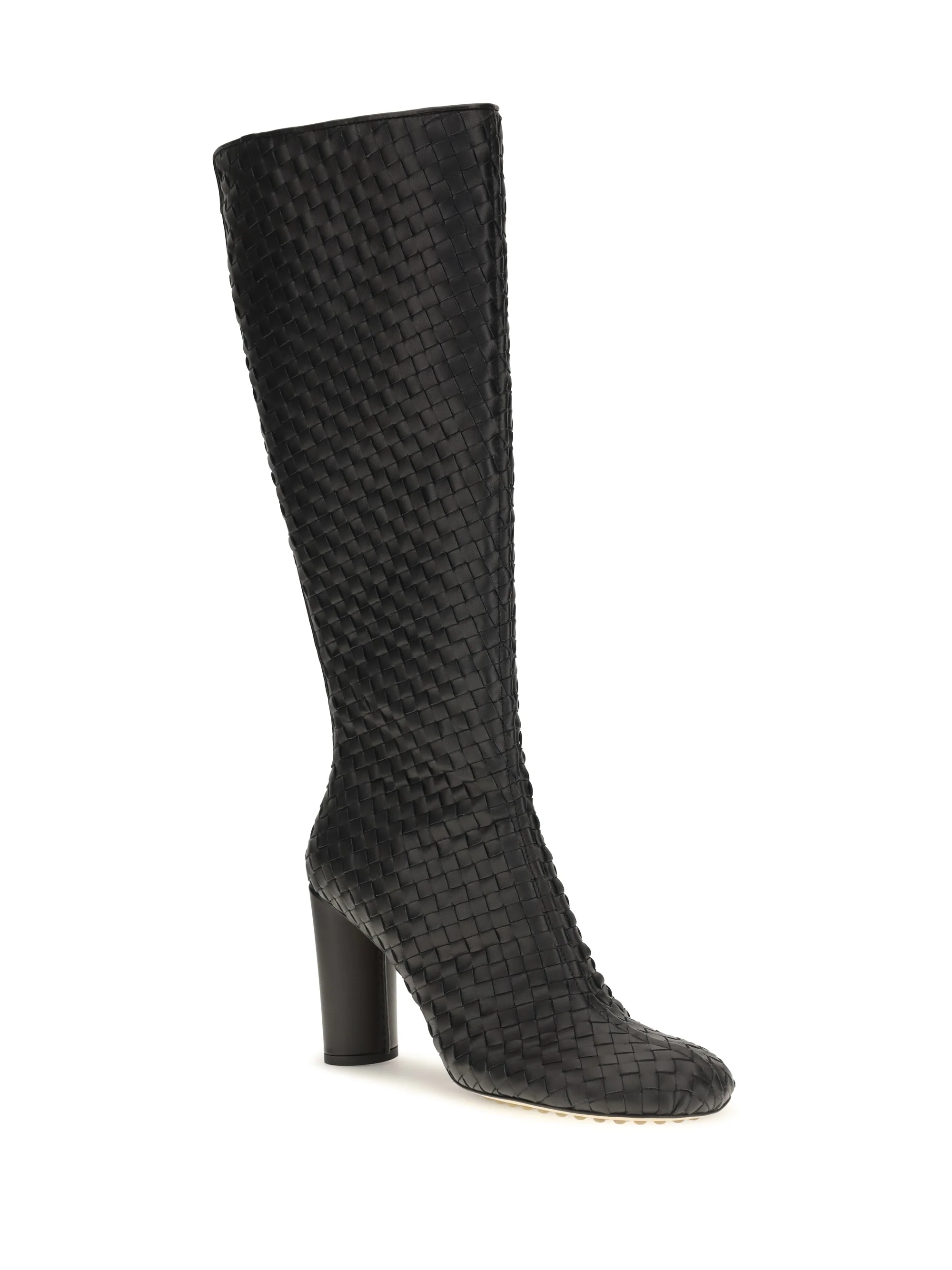 cherry intrecciato high boots