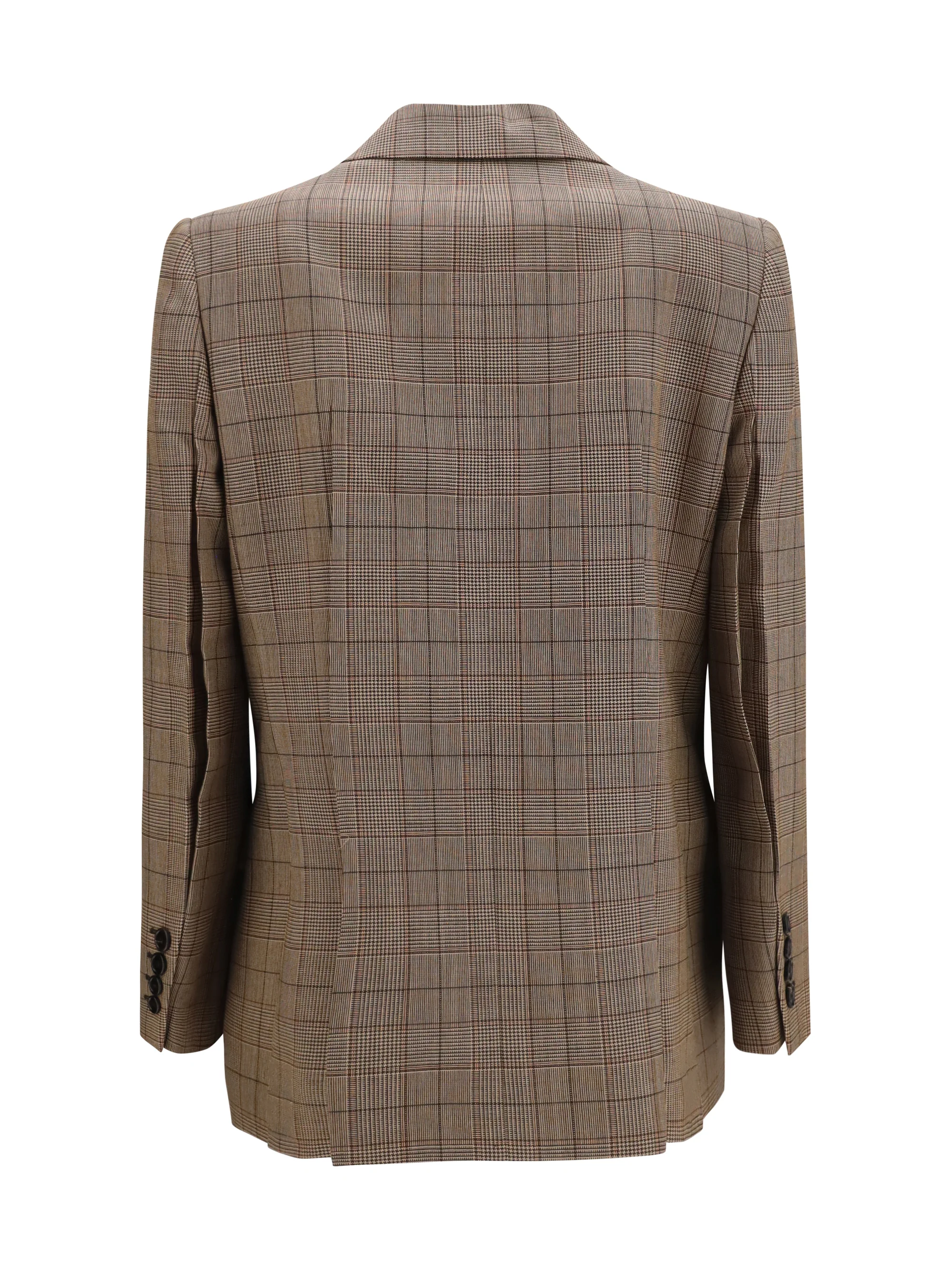 CHLOÉ 36 checked double-breasted blazer