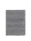 linen scarf with lurex details