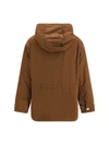 reversible padded parka in radzmir and water repellent canvas