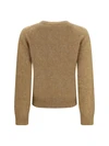 teddy brushed alpaca crewneck sweater